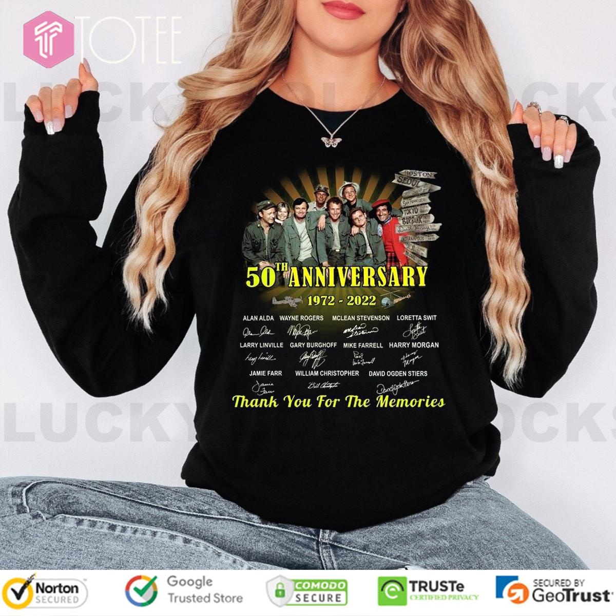 50Th Anniversary 1972–2022 Mash Signatures Long Sleeve