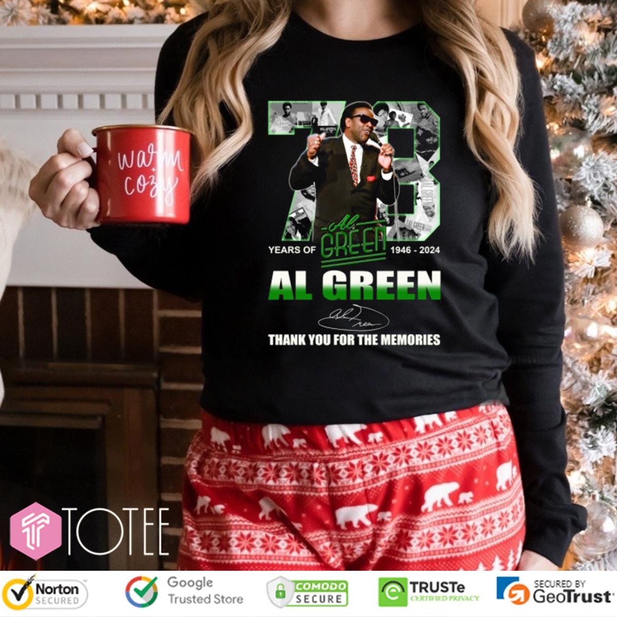 73 Years Of 1946-2024 Al Green Signature Long Sleeve