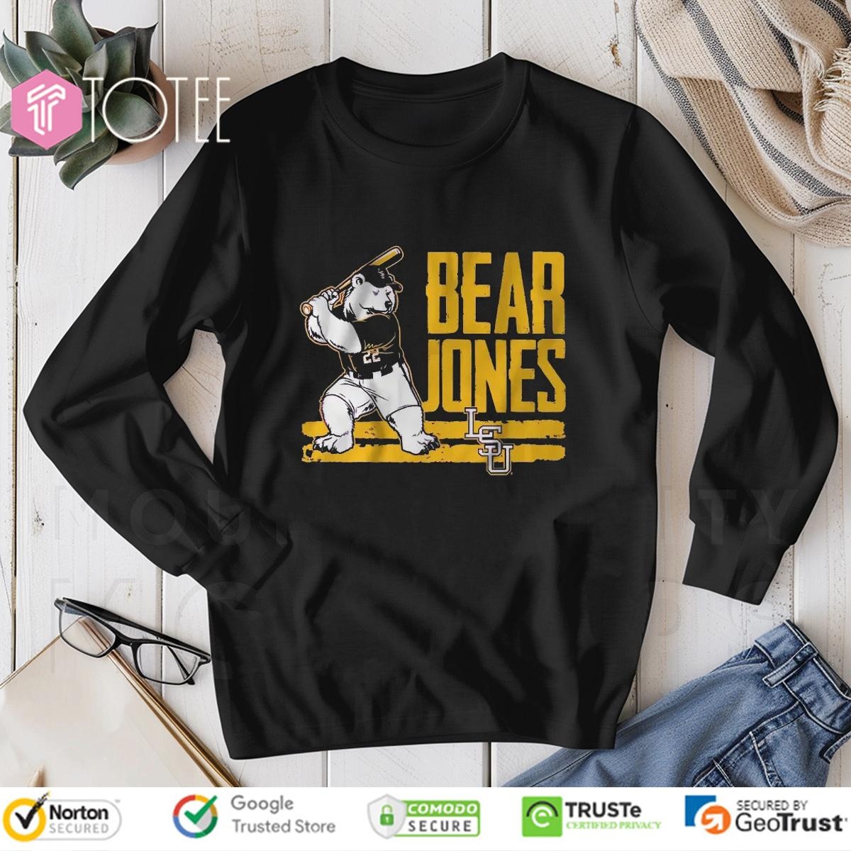 Bear Jones Ls Tigers Baseball Jared Jones Long Sleeve