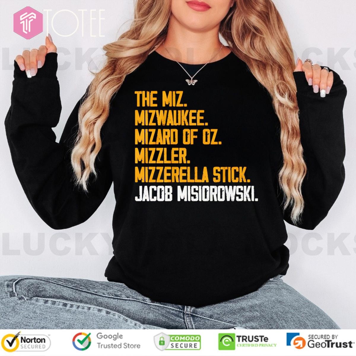 The Miz Milwaukee Wizard Of Oz Mizzler Mozzarella Stick Jacob Misiorowski Long Sleeve