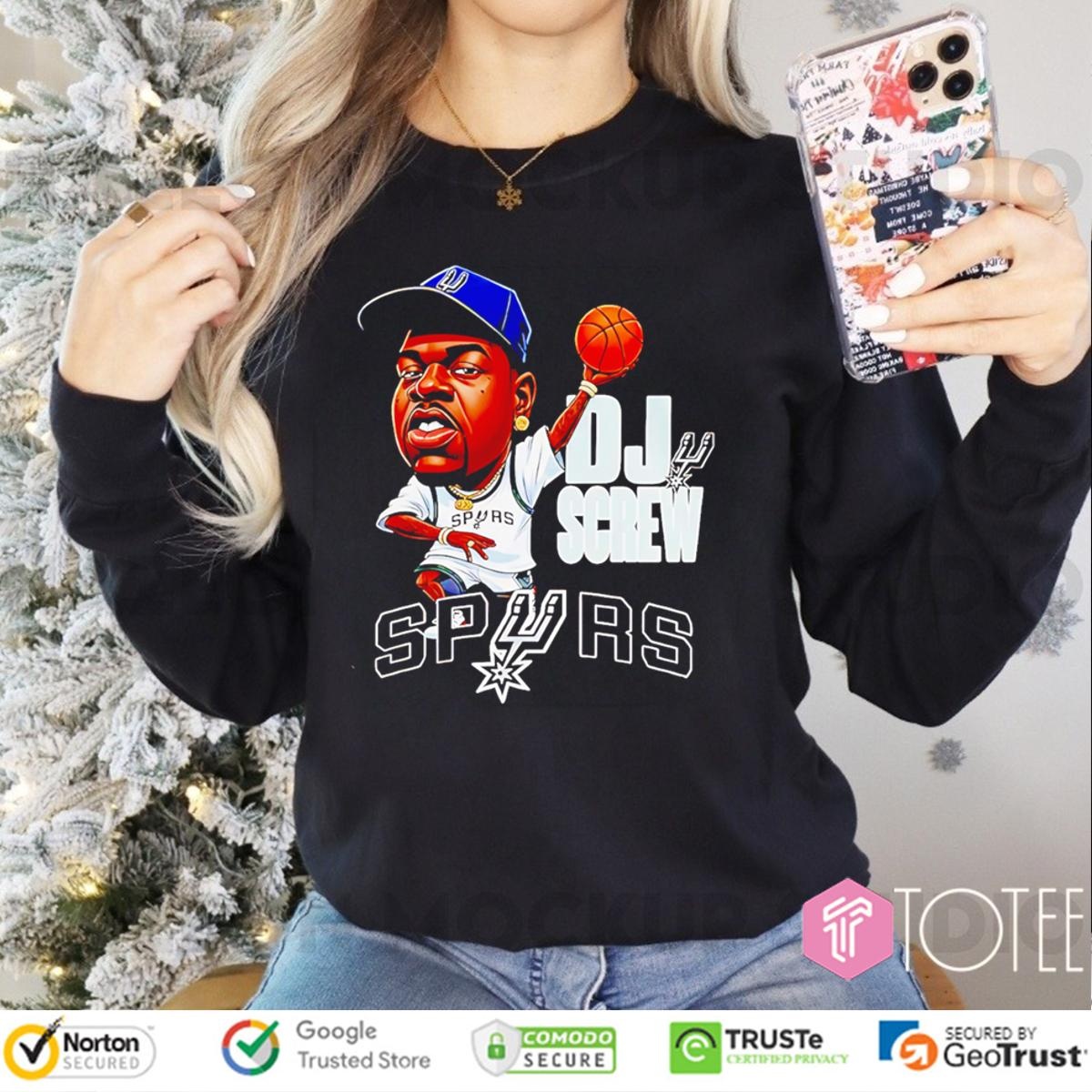 Dj Screw San Antonio Spurs Long Sleeve