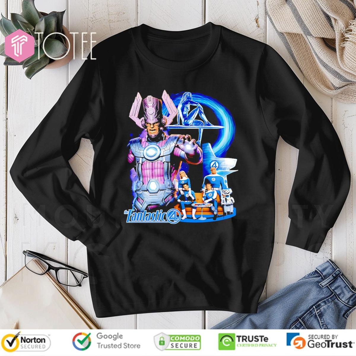The Fantastic 4 Silver Surfer And Galactus Long Sleeve