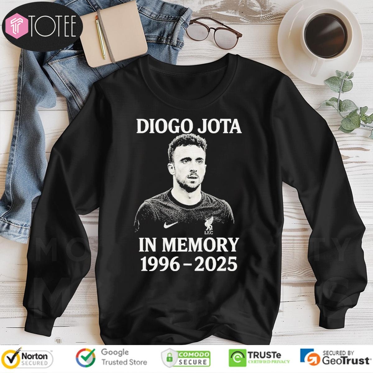 In Memory Of Diogo Jota 1996-2025 Liverpool Long Sleeve
