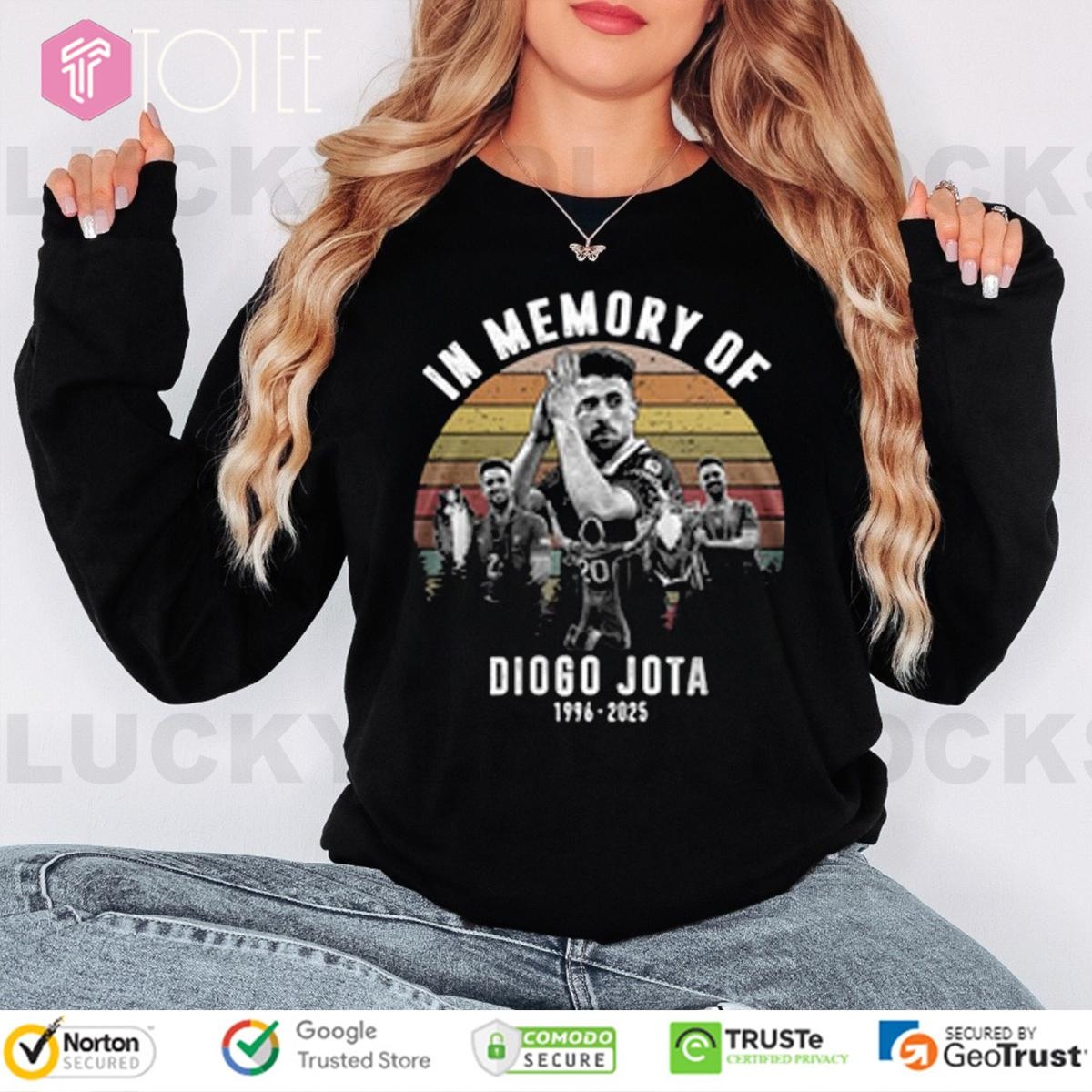In Memory Of Diogo Jota 1996-2025 Vintage Sunset Long Sleeve